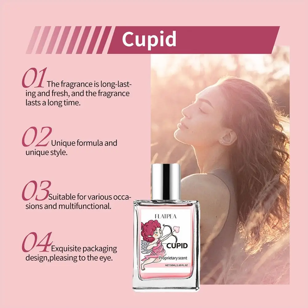 50ml Cupido Charm Toilet voor mannen (floodgeïnfuseerd) Cupido Hypnose Keulen Geuren voor mannen Cupido Parfum