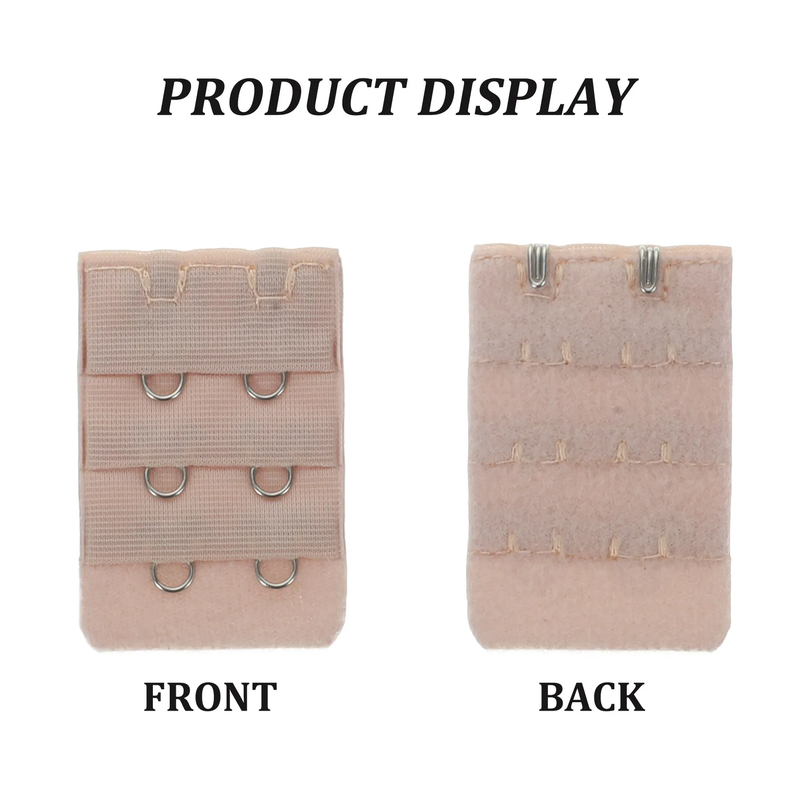 

20pcs Bra Buckle Hooks Extenders 3 Rows Women Bras Brassiere Buttons Practical Comfortable Colorful Bra Extension