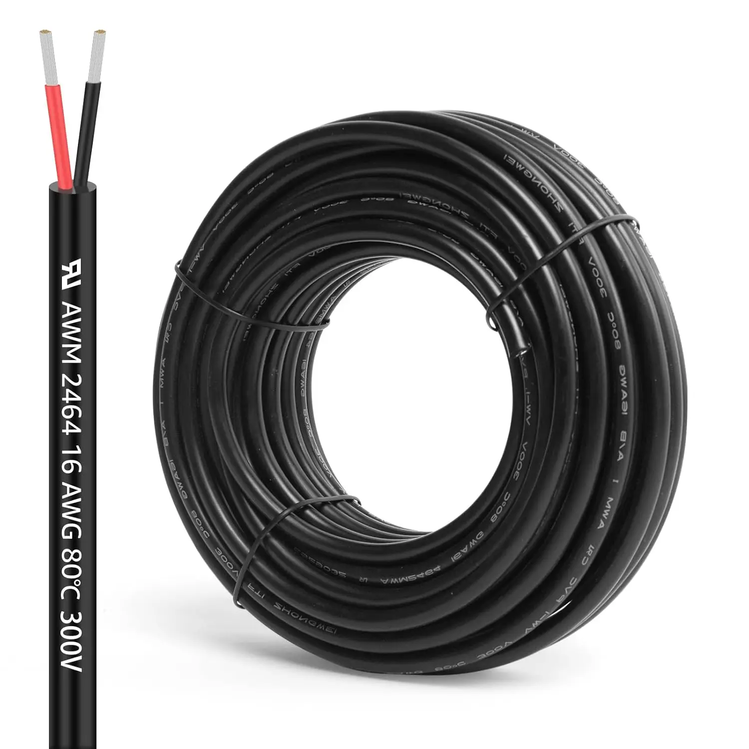 

Гибкий электрический провод 50 футов, 16AWG, луженая медь, низковольтный кабель для светодиодных лент, внутренних светильников, автомобильного применения