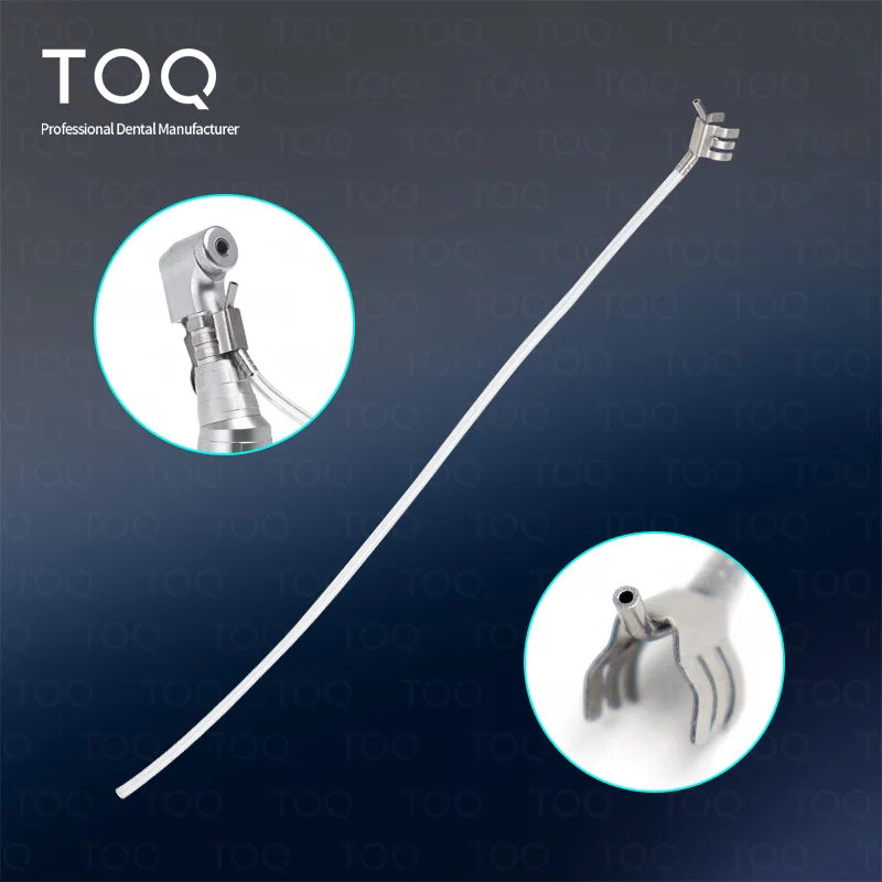 10PCS Dental Handpiece Water Pipe, Low Speed Handpiece Hose, Air Motor External Spray Nozzle and Pipe Clip Accessories