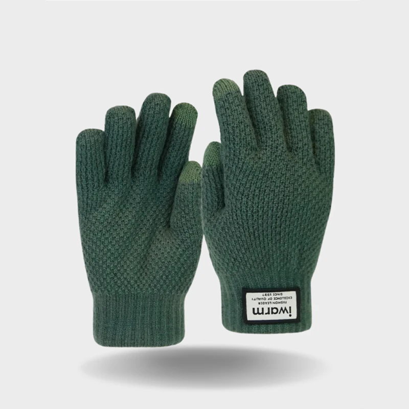 Gants en laine et cachemire pour hommes et femmes, écran tactile, optique, chaud, hiver, automne, haute qualité