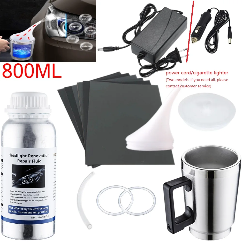 Car headlight polish restoration kit Automotive headlight Care Tool Headlight Restoration Kit Car Headlight Restoration Liquid