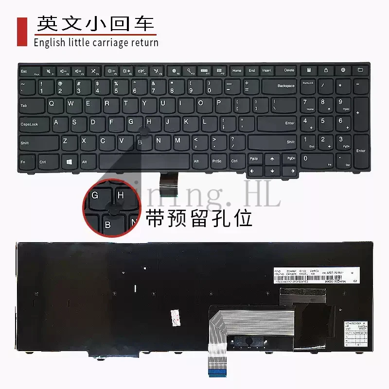 Suitable for Lenovo IBM E531 E540 L540 W540 T540P W541 laptop keyboard T550