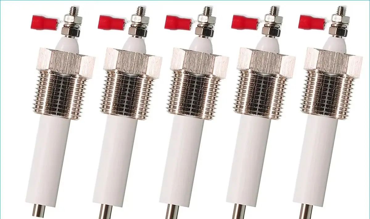 4-point 2-pole Single Pole Bipolar Stainless Steel Boiler Water Level Electrode Liquid Level Probe Induction Rod Sensor