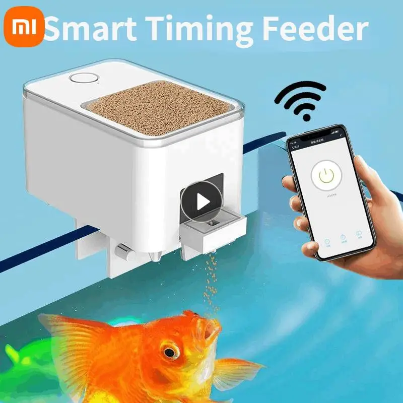 Xiaomi Automatic Aquarium Fish Tank Feeder Timing Wifi Wireless Smart Phone Intelligent Speaker Voice Remote Control Feeding