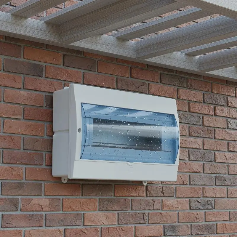 Waterproof Electric Box Cover Outdoor Protector 2-16 Ways Distribution Box for All Weather Conditions