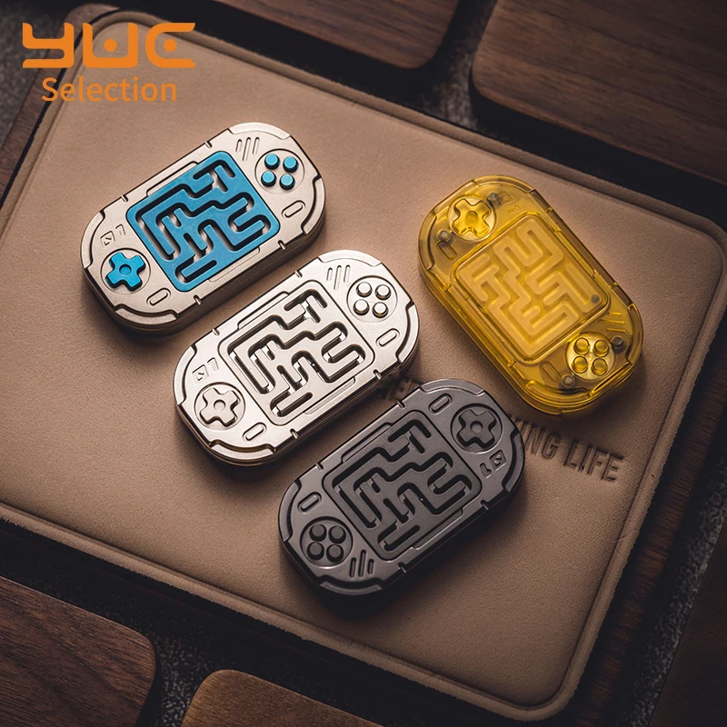 YUC 09 Shell ZERO ONE EDC New Shell Accessorise For 01 Push Slider Mechanical liner ZIR Instock Fidget Toys Metal Slider Toy