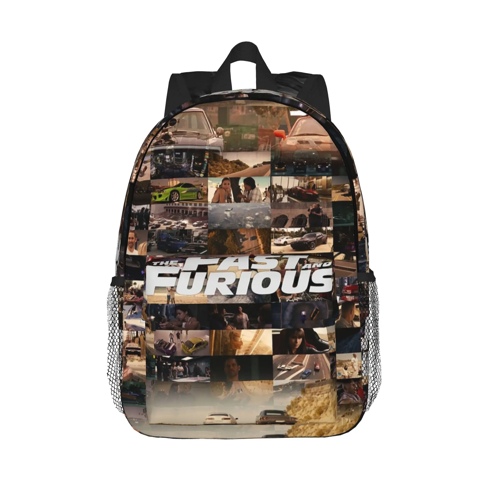 Fast And Furious Legends Tribute Backpack Hot Sale Daypack Boys Girls BookBag Shoulder Bags for Men Women School Bag