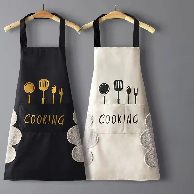 

Funny Cooking Chef Apron with Pockets Kitchen Aprons For BBQ Grill Bar Shop Cafes Studios Uniform Birthday Dad Creative Gifts