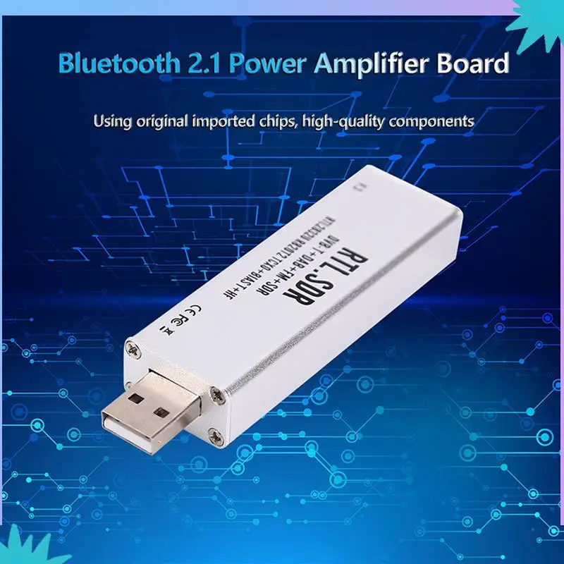 ABZW 2X untuk RTL-SDR BLOG RTL SDR Penerima V3 RTL2832U 0.1Mhz-1.7Ghz TCXO SMA Penerima Radio Yang Ditentukan Perangkat Lunak dengan Antena