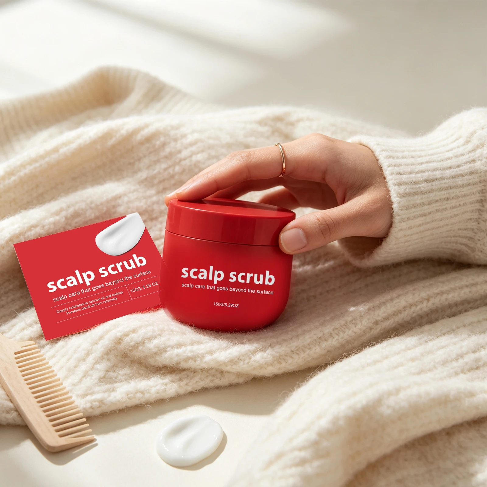 Scrub Anti Ketombe untuk Rambu - Scalp Scrub Exfoliant ulasan dan harga