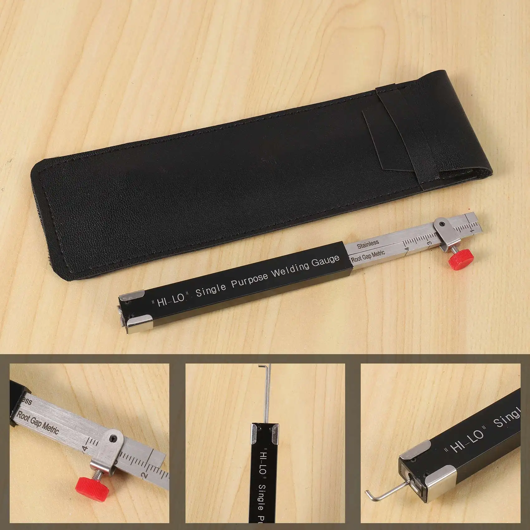 小型高さゲージ溶接検査スケール、専用内部溶接定規、メートル法サイズ、n19