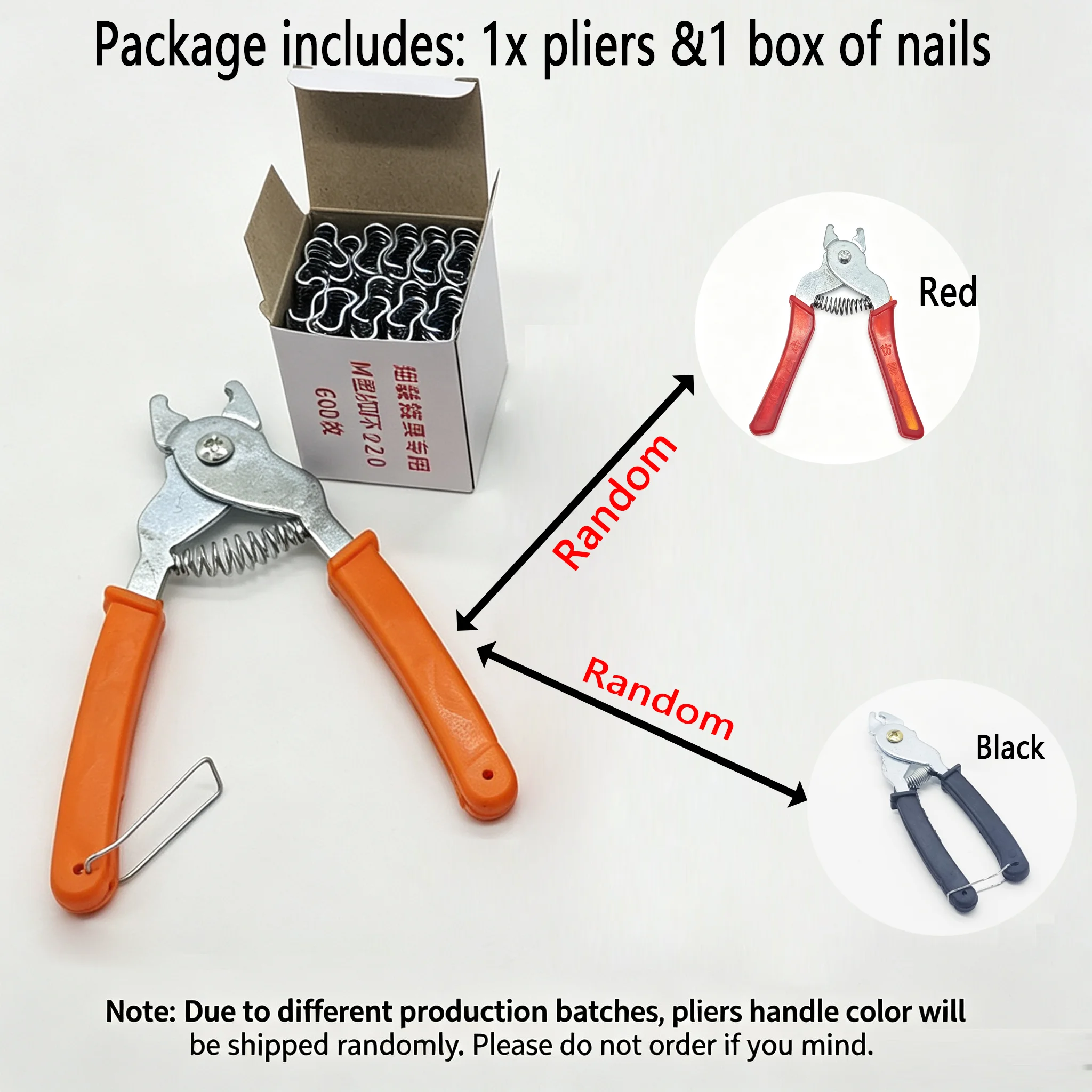 Cage Clamp Hog Rings Pliers Poultry Cage Installation Tools M Nail Cage Pliers Stainless Snap Pliers for Fence Fastening Decor