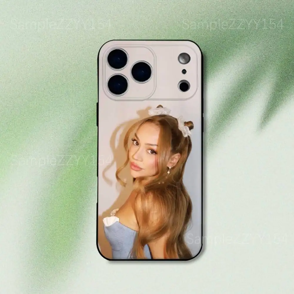 아이리바 인 리베 가수 아이폰 케이스 (아이폰 17, 16, 15, 14, 13, 12, Pro, Max, Plus, E, SE4, Air, Mini) 블랙 소프트 펀다