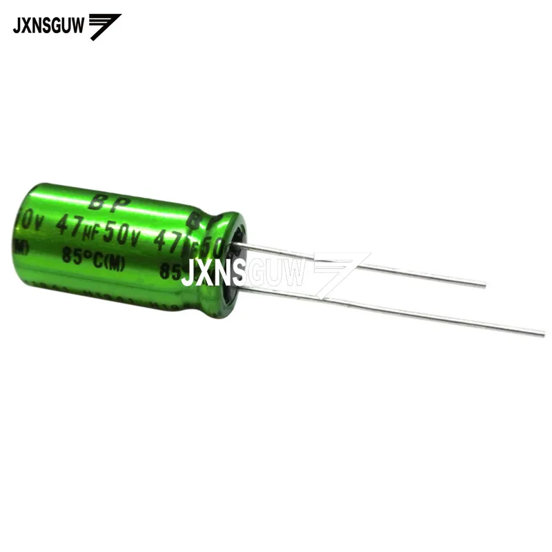 10PCS NICHICON MUSE BP 50V47UF 10X20MM green Non Polar Audio Electrolytic capacitor ES 47uF/50v green 47UF 50V