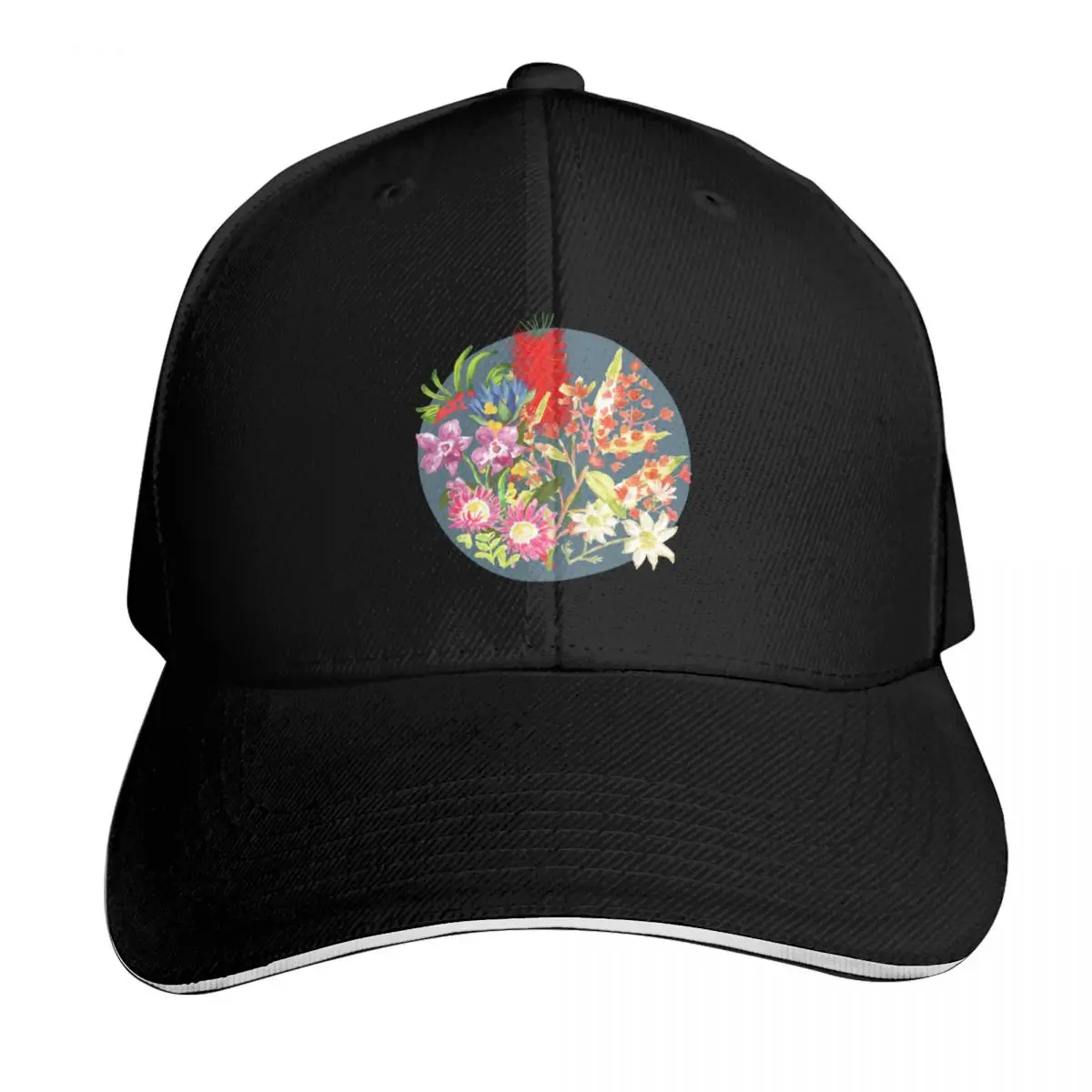 Australian Native Flowers Baseball Cap Unique hats Golf Wear Fishing cap Luxury Hat Mens Hats Women's