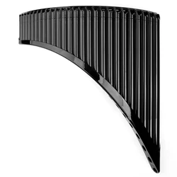 Black C KEY Pipes Professional ABS Panflute Musical Instrument Panpipe Transverse Pan Flauta Music Wind Musicales Diatonic Scale