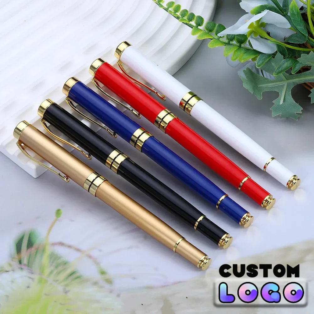 

Metal Fountain Pen Business Black Golden Extra Fine Nib EF/F/M Nib Excellent Writing Gift Pen Student Stationery Office Supplies