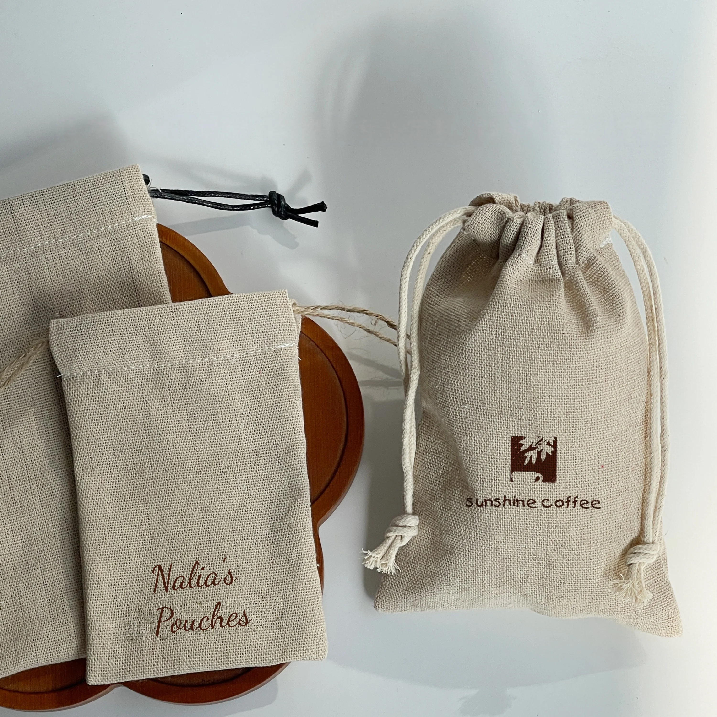 Custom Linen Drawstring Bags w - Linen Bag Bulk 评论和价格