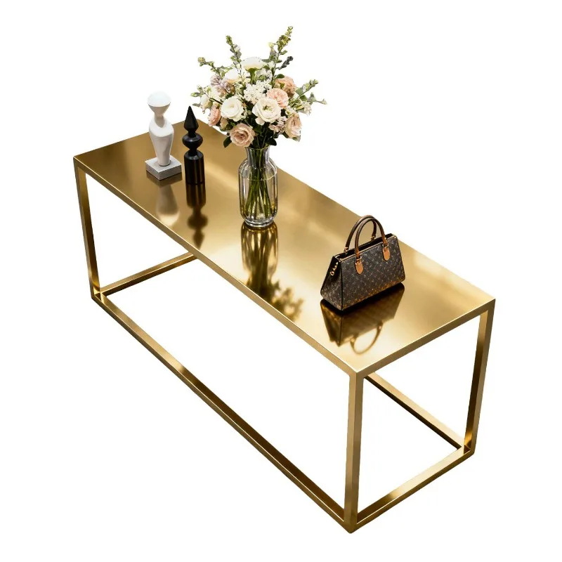 Stainless steel display table display props jewelry shoe store bag women's clothing water table