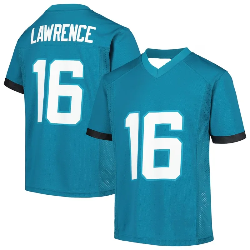 24-25 Adult  Jacksonville American Football Jersey Rugby Jersey Sportswear Training Jersey T-shirt Jaguars Lawrence 16 Number