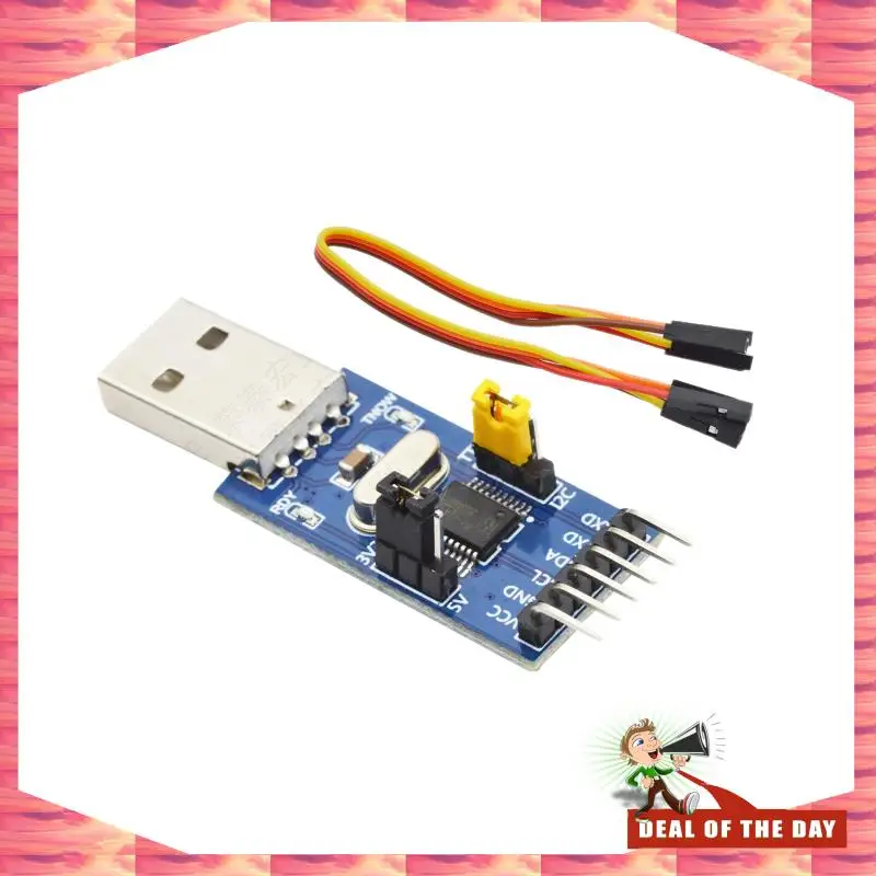 24-Hour Delivery CH341T Two-In-One Module USB To I2C IIC UART USB To TTL Single-Chip Serial Port Downloader