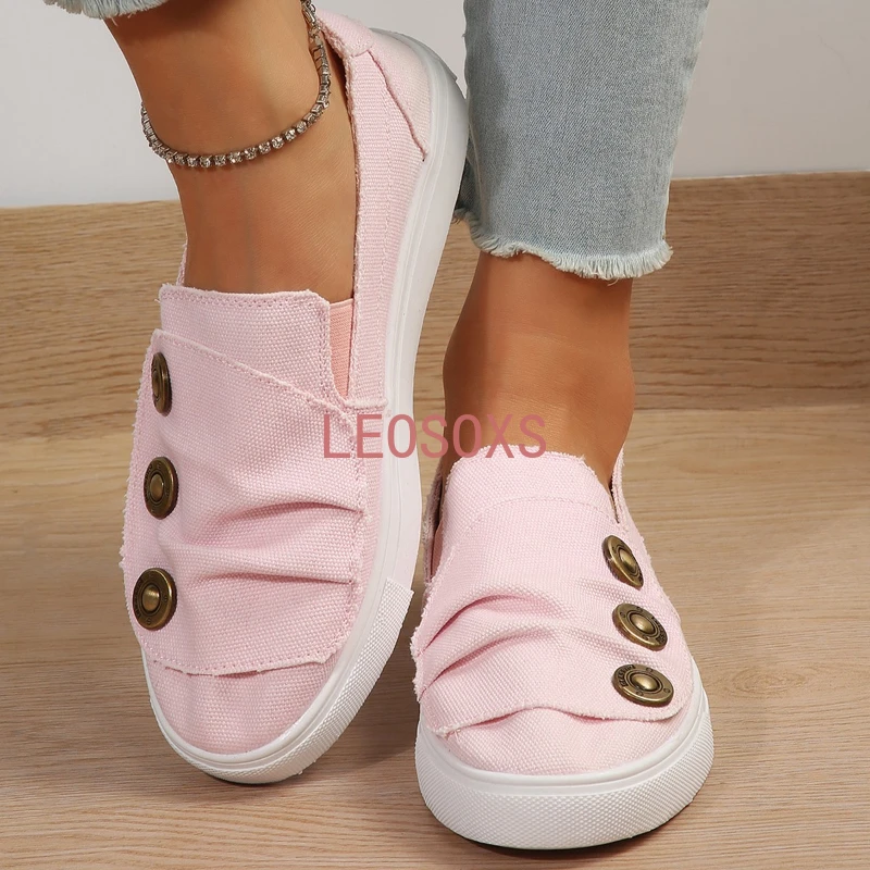 2023 Fashion Ladies Shoes Basic Women's Flat Shoes Comfortable Leisure Outdoor Lazy Shoes Round Toe Women's Single Shoes