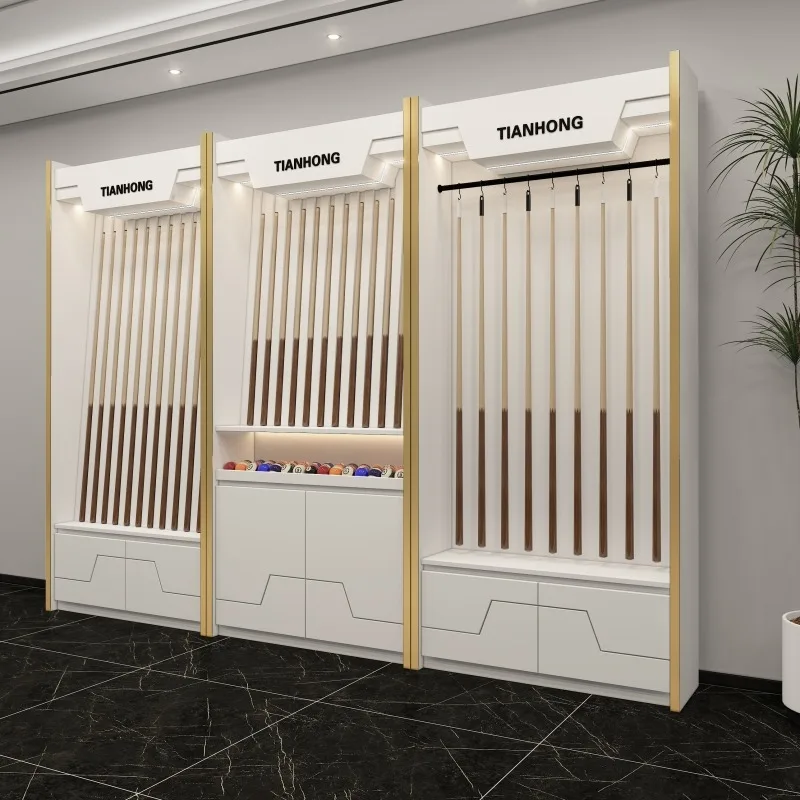Billiards club , paint, billiards room, hall, bar counter, member, rod storage display , velvet grille