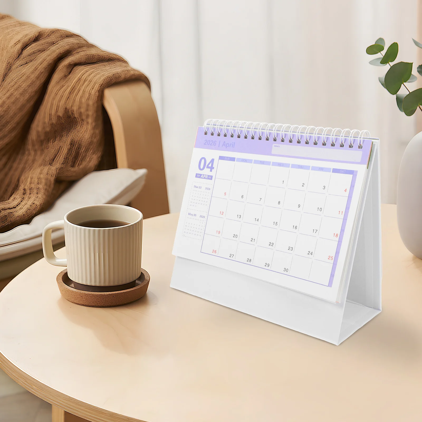

Mini Desk 2025-2026 Pink Small Standing Flip Table Calendar For Home Office School Daily Planner 2026 Desktop Calendar