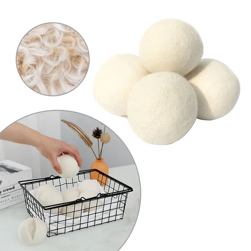 Kleidung Wolle Trockner Bälle Wäsche Wäschetrockner Bälle 5 cm Trockner Bälle Wäsche Weichspüler Wiederverwendbare Hause Waschmaschine Zubehör