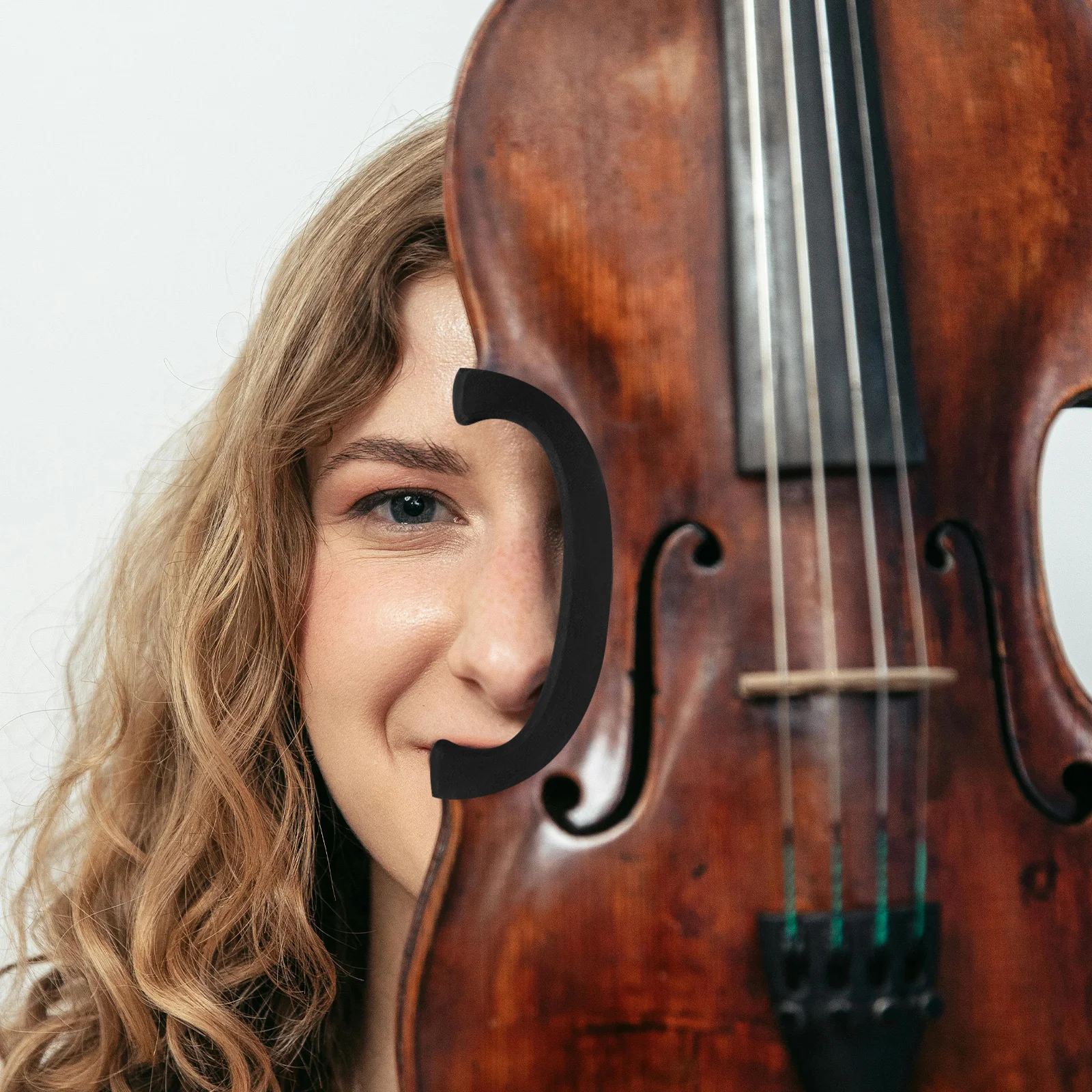 

Violin Protective Sleeve Rubber Waist Side Plate Protector Cover for 4/4 3/4 Violins Premium Materials Easy Installation