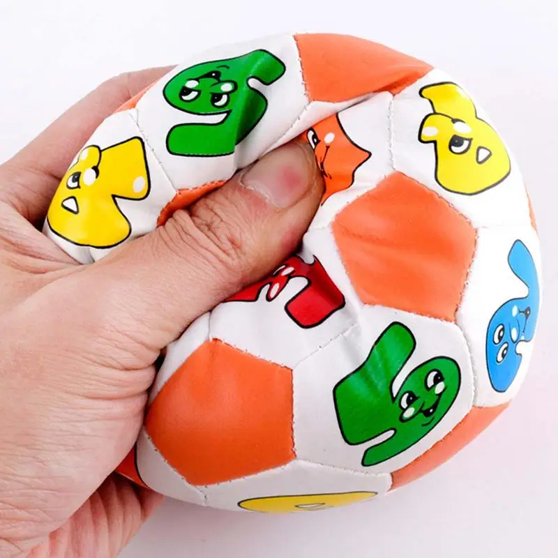 Toddler Number Learning Ball Toy Small Soccer Ball Stress Relief Sensory Toys Children Indoor Outdoor Development Toys Gifts