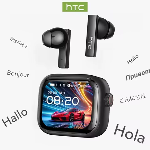 [Ultra HD Screen] HTC NE40 Earphones Bluetooth V6 TWS Sport…