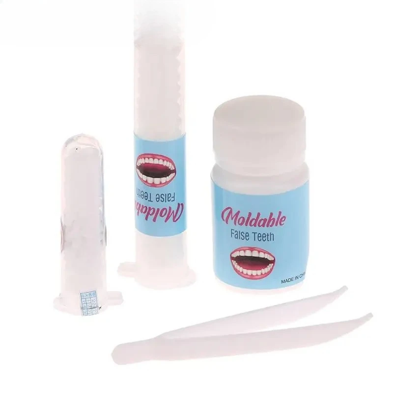 Resina 10g/15g/20g Denti E Lacune FalseTeeth Colla Solido Kit di Riparazione Temporanea Dei Denti Protesi Adesivo Sbiancamento Dei Denti bellezza dei denti