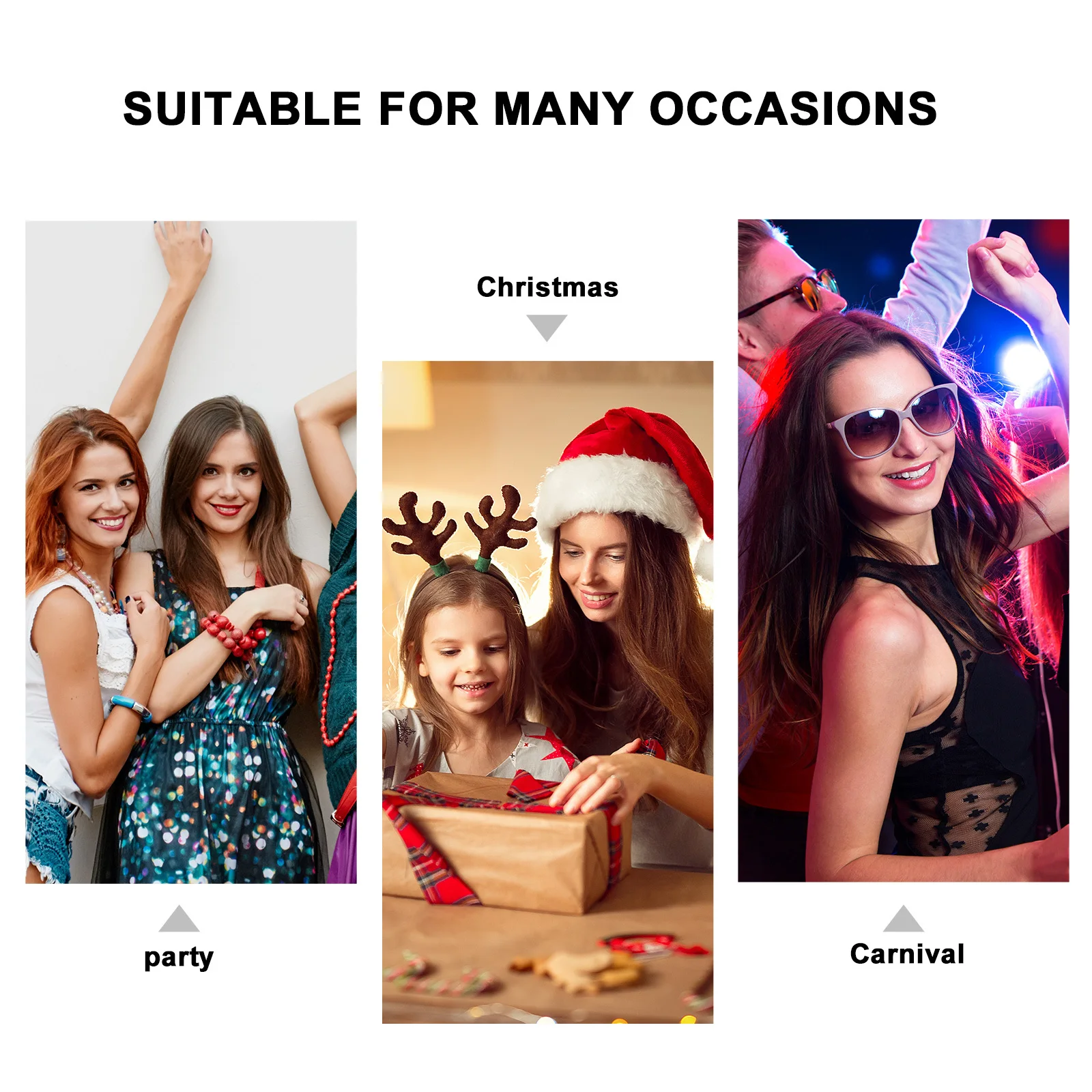 

High Quality Christmas Headdress Branch Style Antler Hair Band for Holiday Festival Carnival Masquerade Party Wear