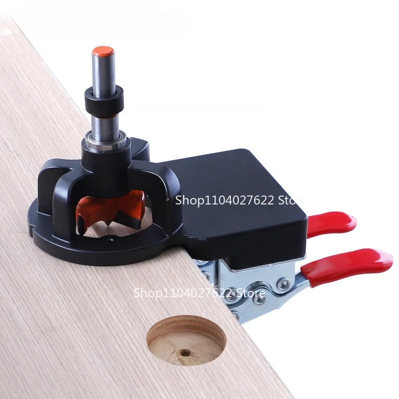 

Для открывания отверстий для петель из алюминиевого сплава 35 мм, регулируемый запас, локатор отверстий для петель для шкафа, деревообрабатывающие инструменты