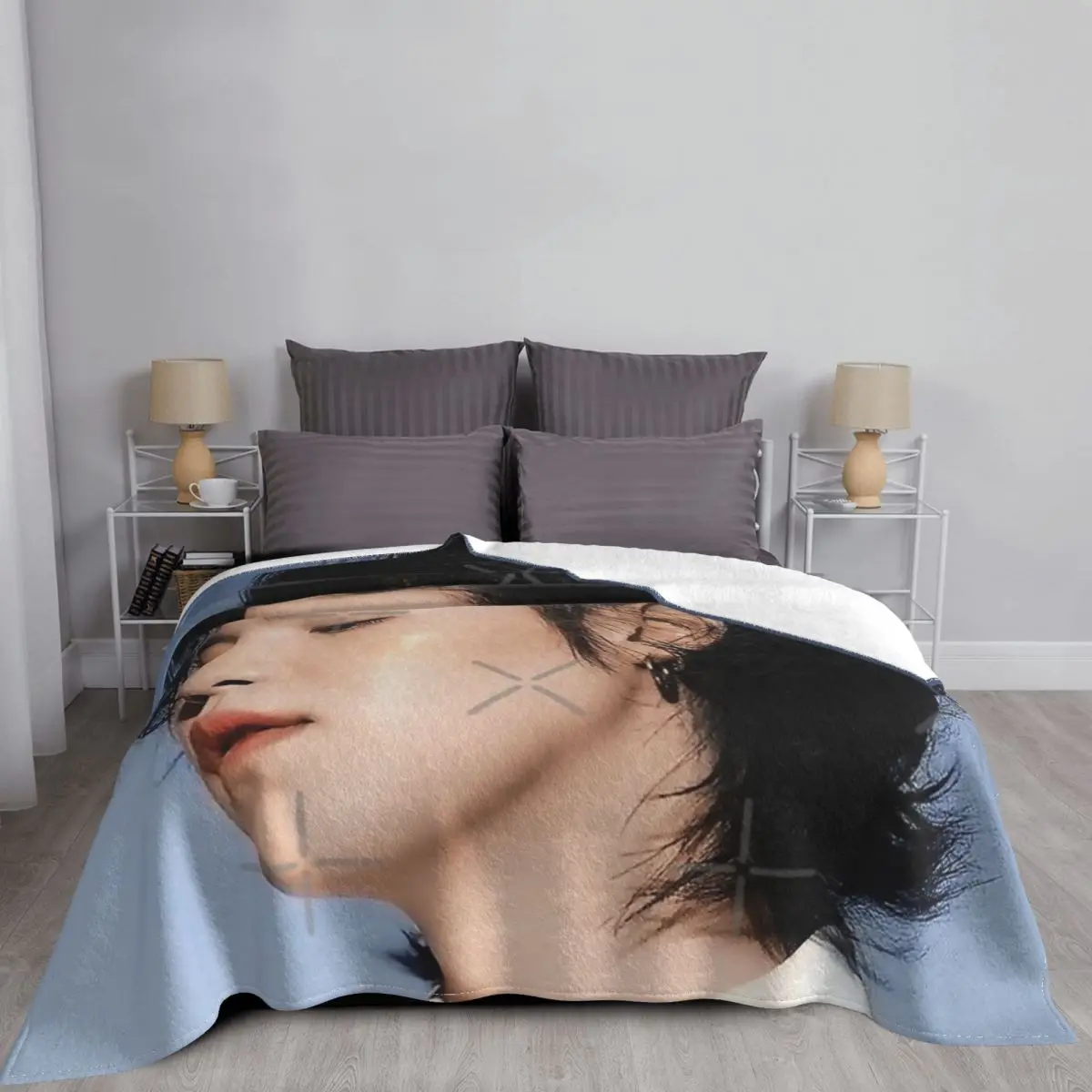 Min Yoongi An Ultra-Soft Micro Fleece Blanket