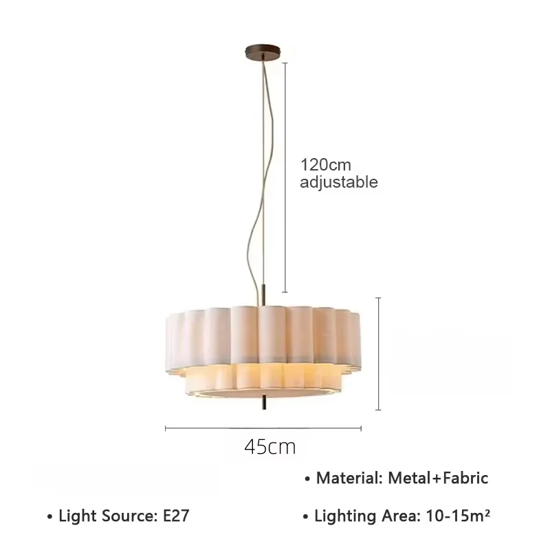 Wabi Sabi Hanglamp Stoffen Kroonluchter voor Woonkamer Eetkamer Slaapkamer Retro Bohemen Hanglamp geschulpte natuurlijke hanglamp