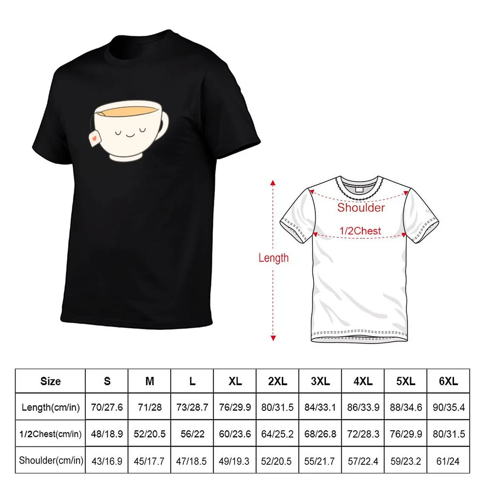 Teacup T-Shirt Festive Simple T-Shirt