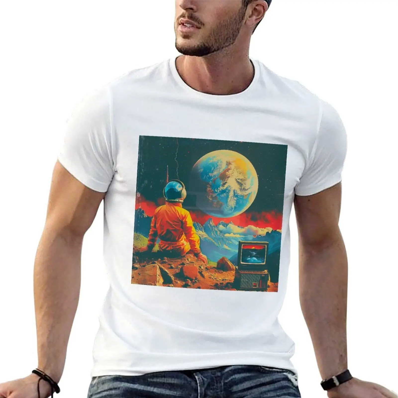 Tuning in T-Shirt tees korean fashion plain black t shirts men