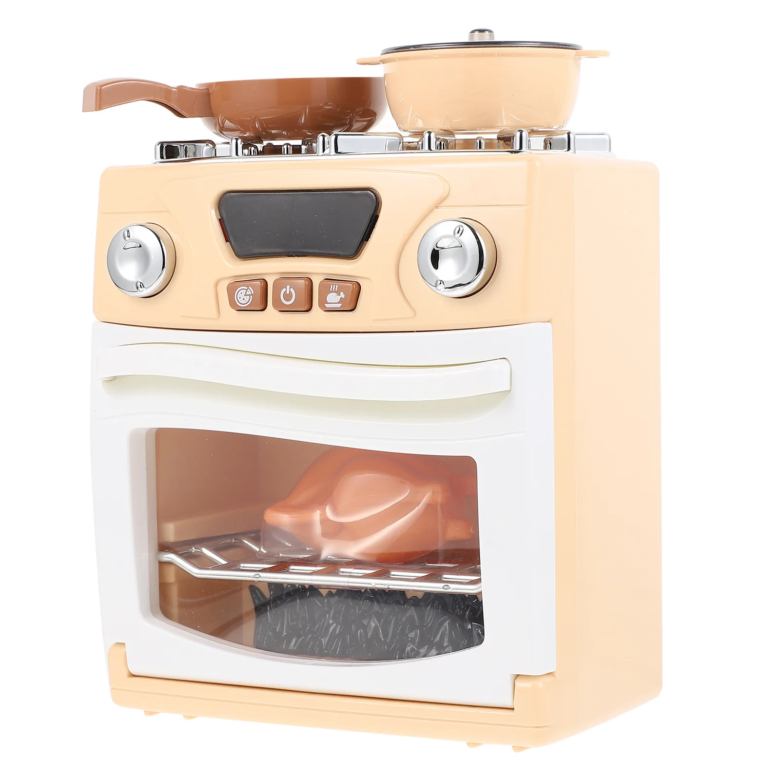 Mini máquina de horno, decoración de escritorio Adorable, simulación de horneado, juguete para niños, regalo educativo, suministro para casa de juegos, muebles simulados