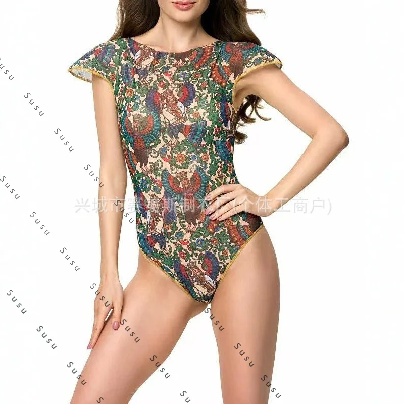

New упальник swimsuit European and American sexy swimsuit women's one-piece swimsuit Russian bikini