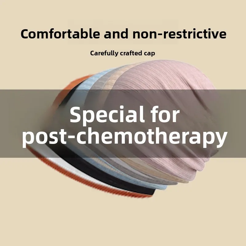 Chemotherapy Surgery Recovery Women's Hat Set Thin Head Cover Cap Spring Summer Lightweight Elderly Air Conditioned Windproof...