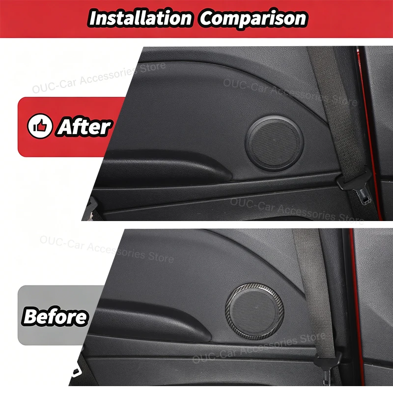 ABS Carbon Fiber Interior Trim Sticker kit For BMW 3 4 Series 3GT F30 F32 F34 Car Center Control Gear Shift Panel Cover Trim view 3
