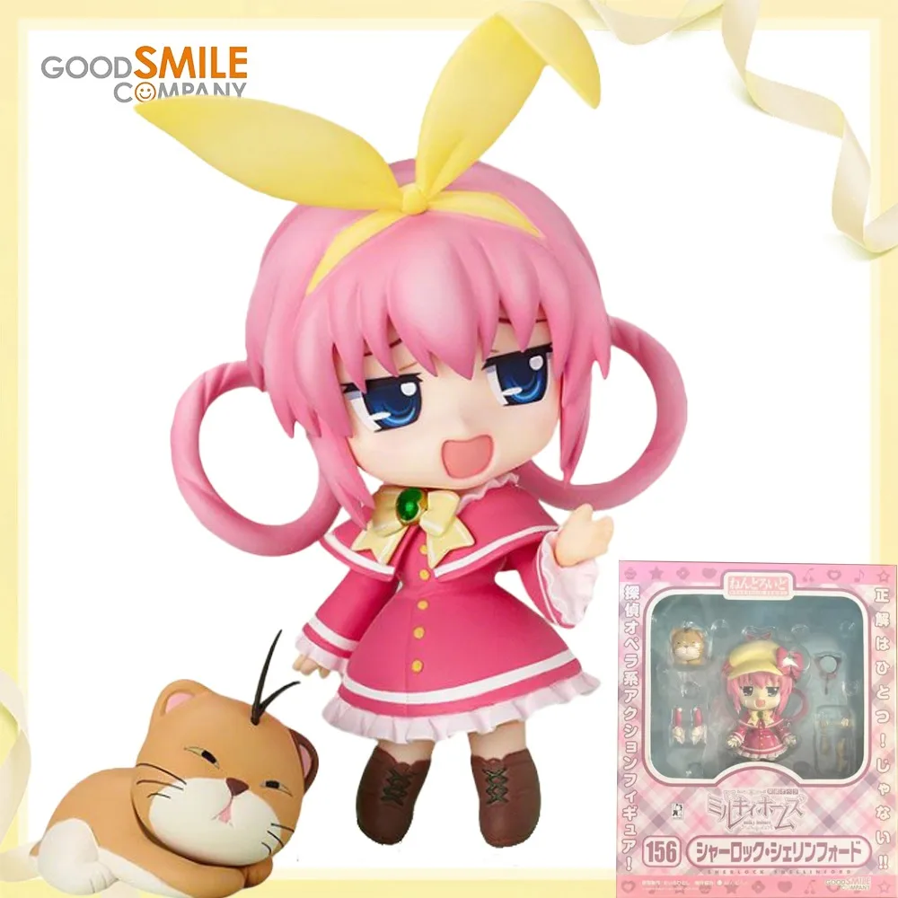 

100% Оригинальная подлинная фигурка Good Smile Company Шерлок Шерингфорт Нендороид (156) в наличии, модель аниме-персонажа, украшение, игрушка, подарок