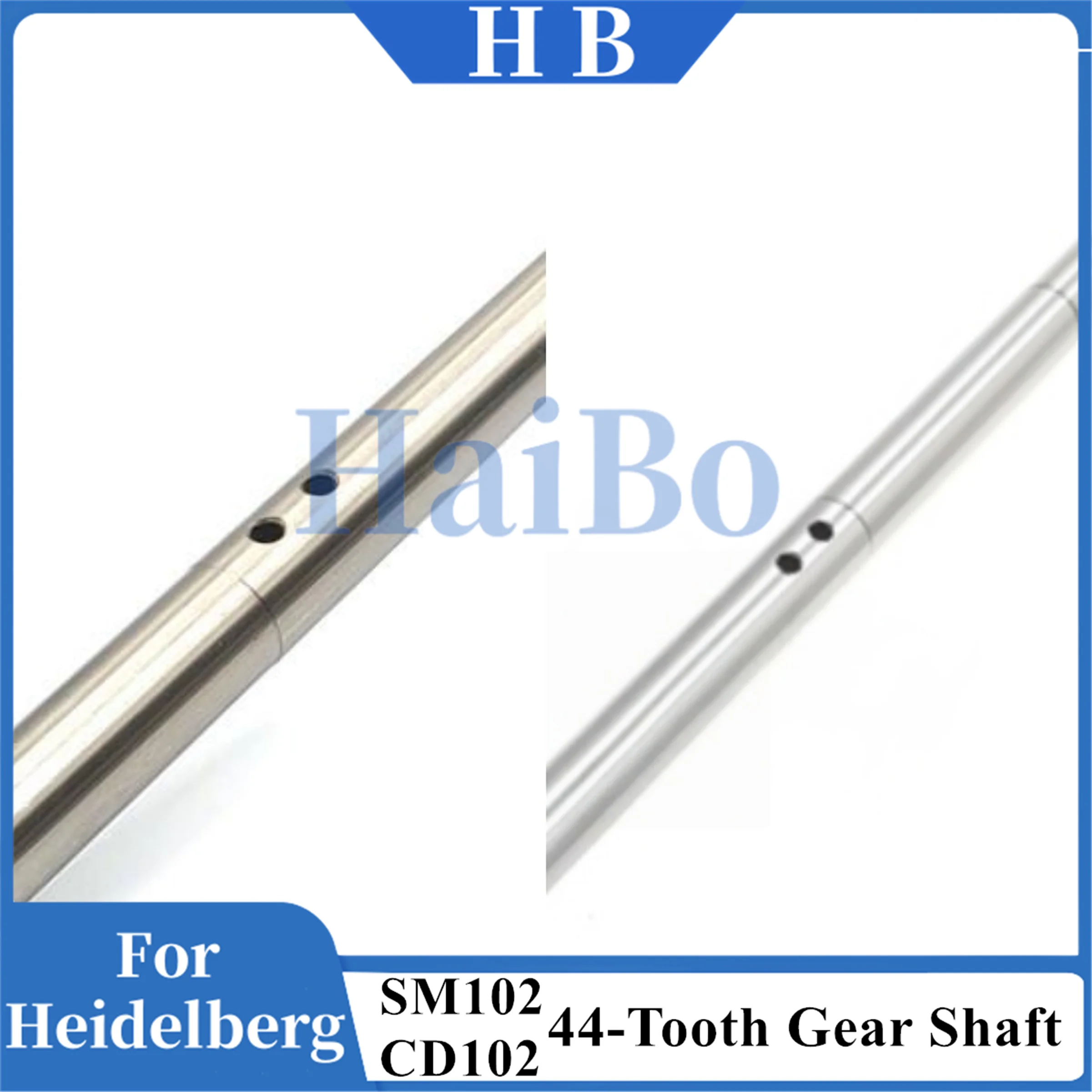 HaiBo Best Quality SM102CD102 Printing Press Water Roller Gear Shaft, 44 Teeth, 71.030.210F, S9.030.210F For Heidelberg