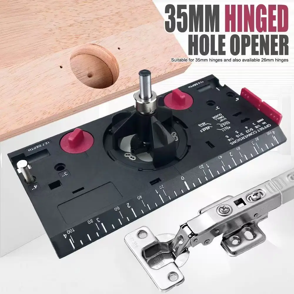 

2025Деревообработка 35 мм открывалка для петель дверная панель шкафа петля локатор для сверления отверстий установка сверления петель вспомогательный инструмент