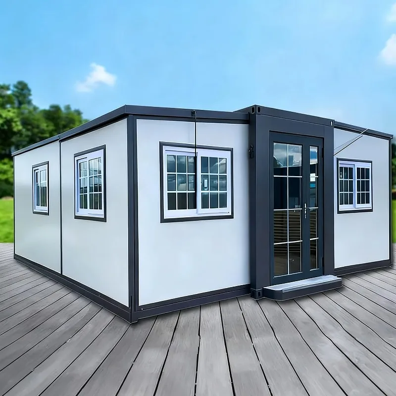 Ventilated Foldable Container house natural air circulation dehumidify interior for closed outdoor living comfortable space