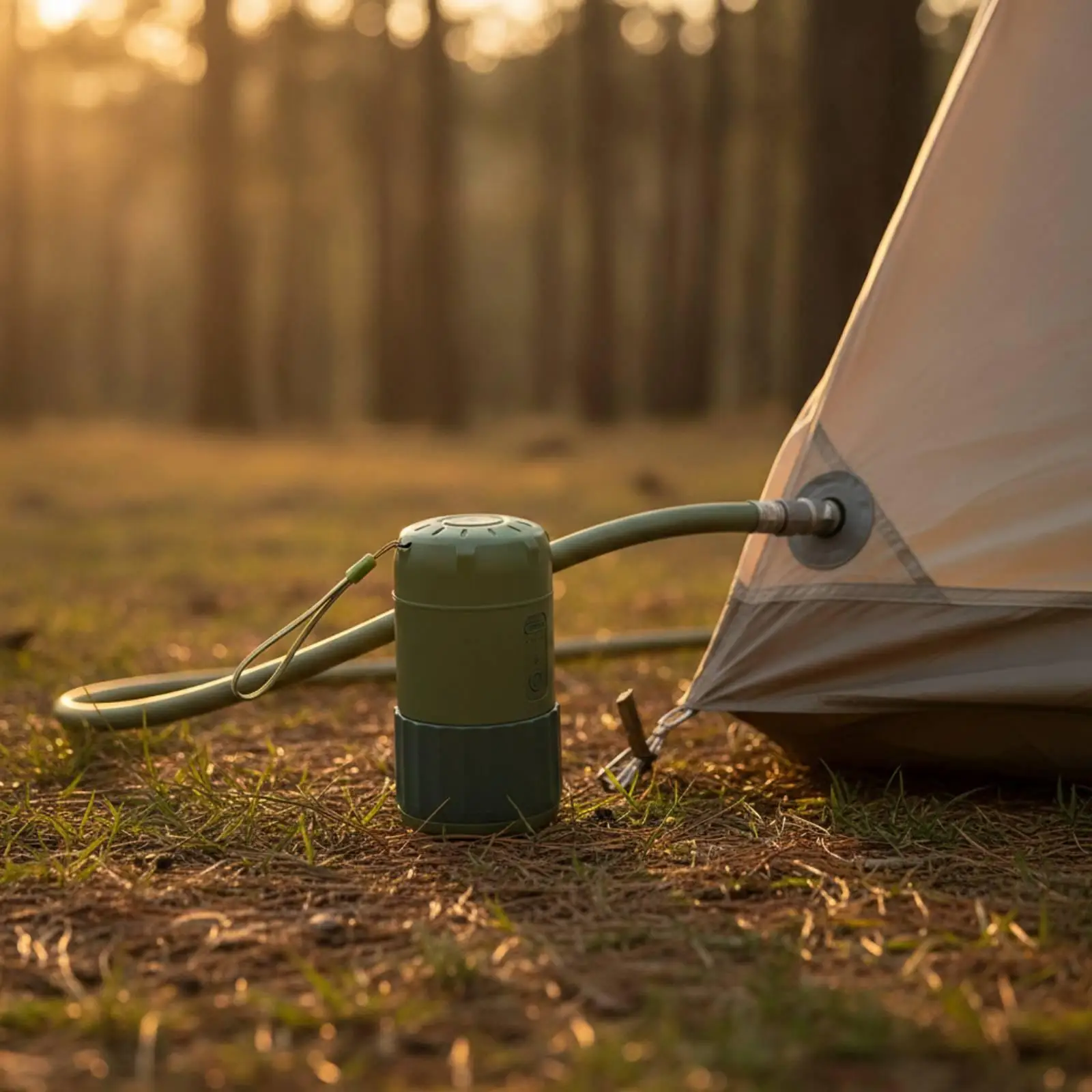 Portable Camping Air Pump Rechargeable Tent Inflator 35l/min Electric Blower for Inflatable Air Tent Outdoor Camping Equipment