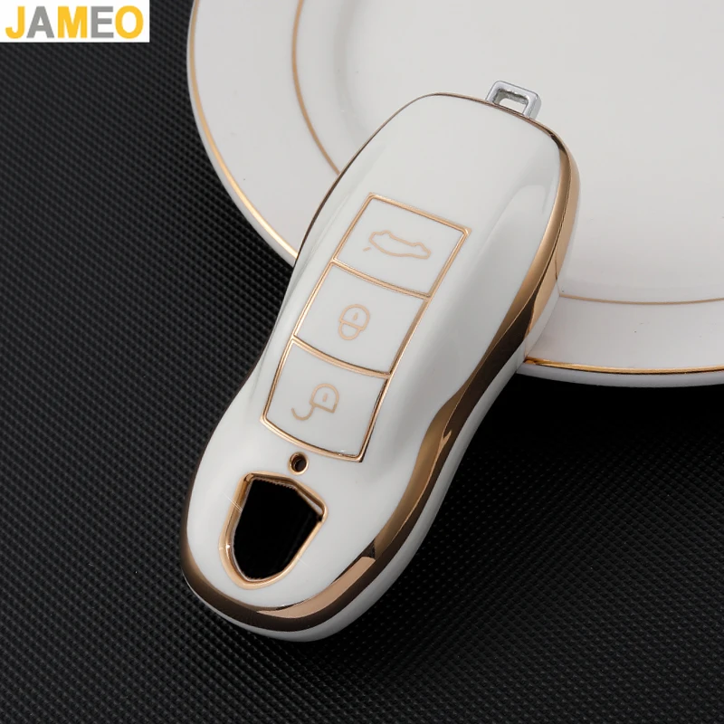 Para Porsche Cayenne 958 Macan 911 Panamera 996 991 Boxster 987 997 2019 2020 TPU funda para llave de coche accesorios de carcasa para llave